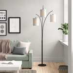 Aldora 87.5'' Black Tree Floor Lamp
