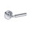 La Conner Full Dummy Lever with Recessed Round Rose in Venetian Bronze