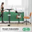 Ensemble de meubles de bureau contemporain 2 pièces - Bureau debout électrique avec fauteuil pivotant en cuir synthétique réglable-449246272