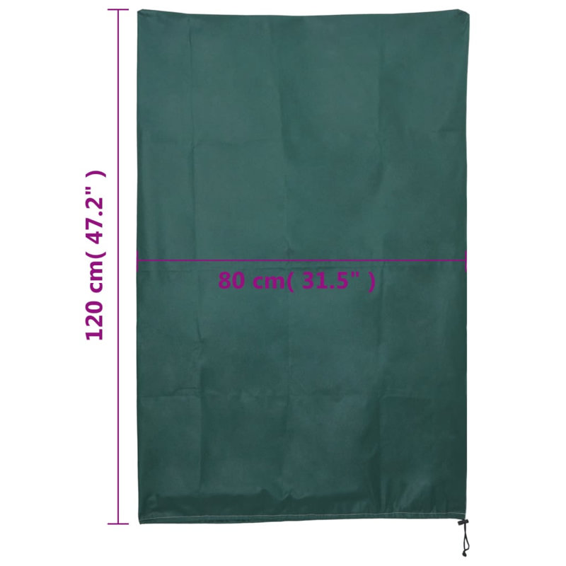 Bozan Plant Fleece Cover, 120cm H x 80cm W, Green