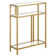 Cortland Glass Top Console Table