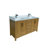 Felix 60'' Fully Assembled Single Bathroom Vanity Set With Solid Surface Engineered Marble Top and Backsplash-1975647486-1975647484