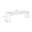 Banc rembourré en bois massif beige-1253881267