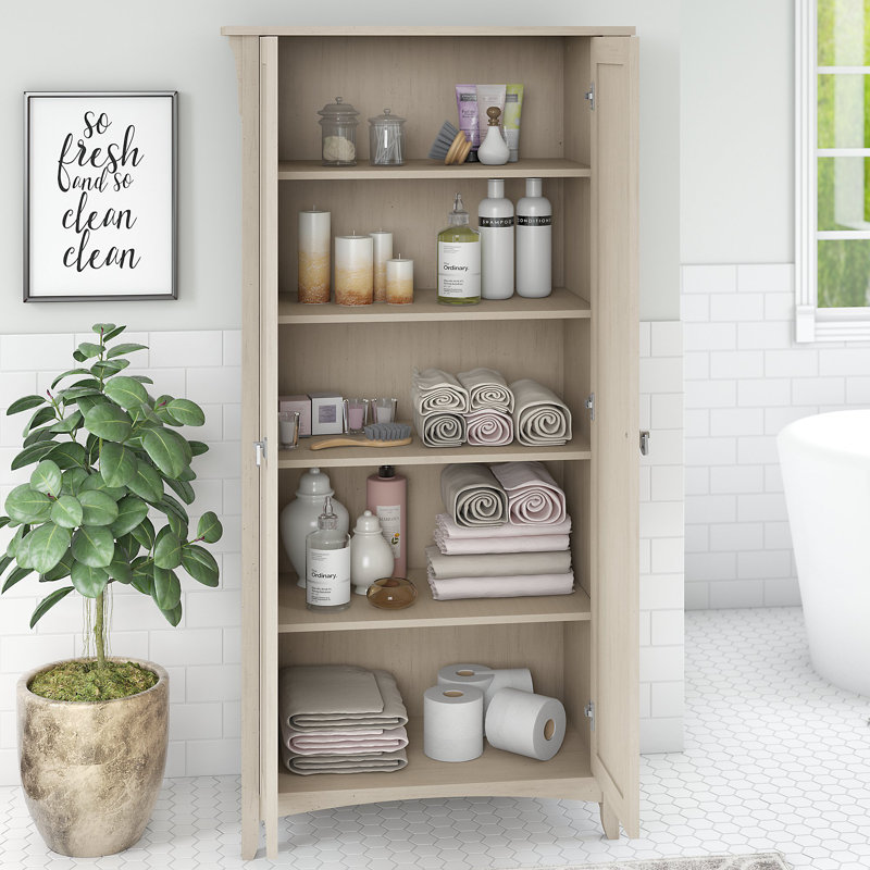 Pernell Bathroom Cabinet, Antique White