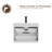 Sharee Wall Mounted Single Bathroom Vanity Set With Sink Top, Zinc Alloy Faucet And Drain, Floating Cabinet With Soft-close Drawers-779144750-779144749