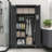 Tall Metal Tool Storage Cabinet With Ample Space