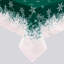 Snowflake Christmas Tablecloth 60x60 Inch - Waterproof Washable Holiday Table Cover for Indoor Outdoor Xmas Dining Kitchen Party-2107018172