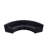 Acquanette 140.94 " Velvet Curved Sectional-510259559