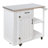 40.5'' Outdoor Kitchen Island Cart With Stainless Steel Top-983559252