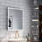 Azamat 30"H Recessed or Surface Mount Frameless LED Medicine Cabinet With  Adjustable Shelves-1977966242-1977966243