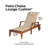 Outdoor Chaise Lounge Cushion-48814721-48814720