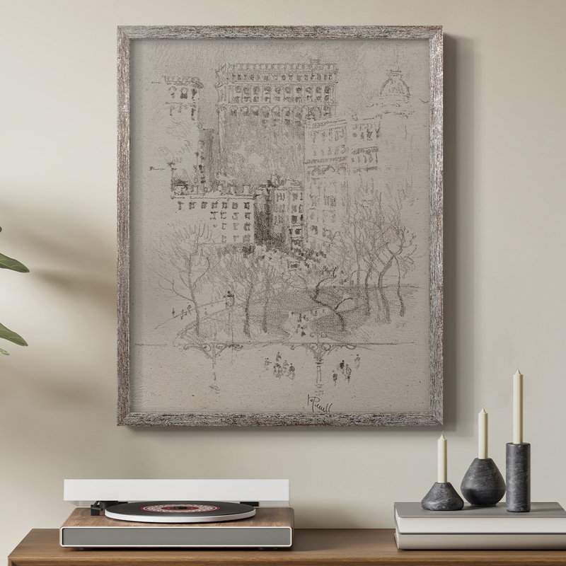 Reproduction encadrée rétro en bois massif Lxxxviii, H 30 po x l 24 po