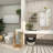 Brown Wood Sleek Modern Quilt Rack
