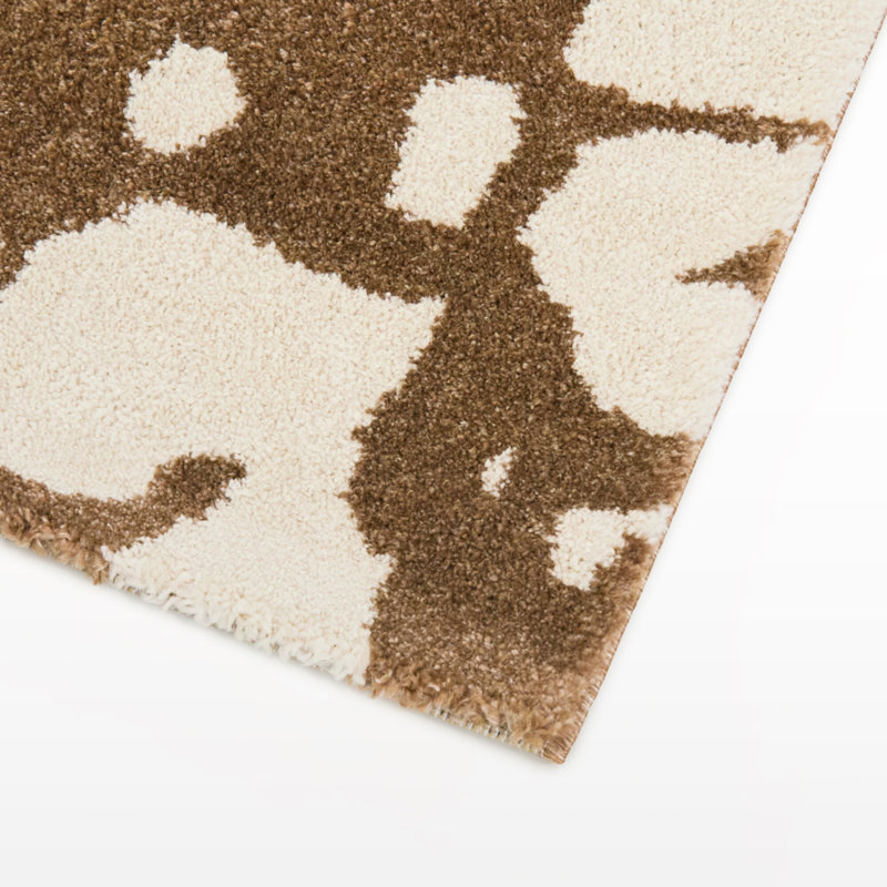 Tapis rouille / crème Hageman, Rectangle 7 pi 10 po x 10 pi