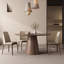 Ensemble de chaises de table rondes rétro françaises-108840043