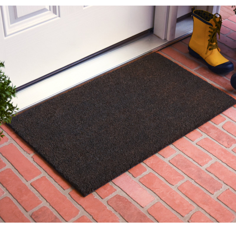 Tapis d'extérieur antidérapant Kasper, gris, L 24 po x L 36 po