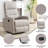 Manual Recliner Chair With Rocker And Swivel In Fabric For Living Room-616993083