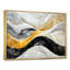 «Black Grey Paint Drift Mosaic Kinetic Art I», art cinétique mural pour le salon-594526861-767758315-767758319