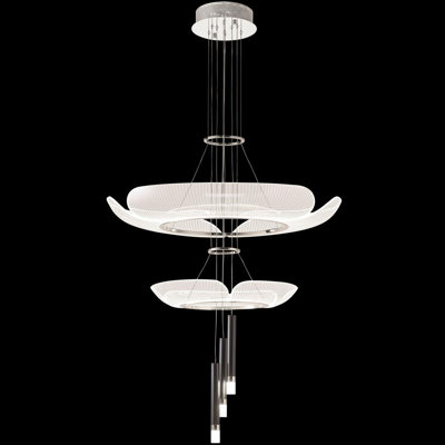 Lustre à DEL de conception contemporaine