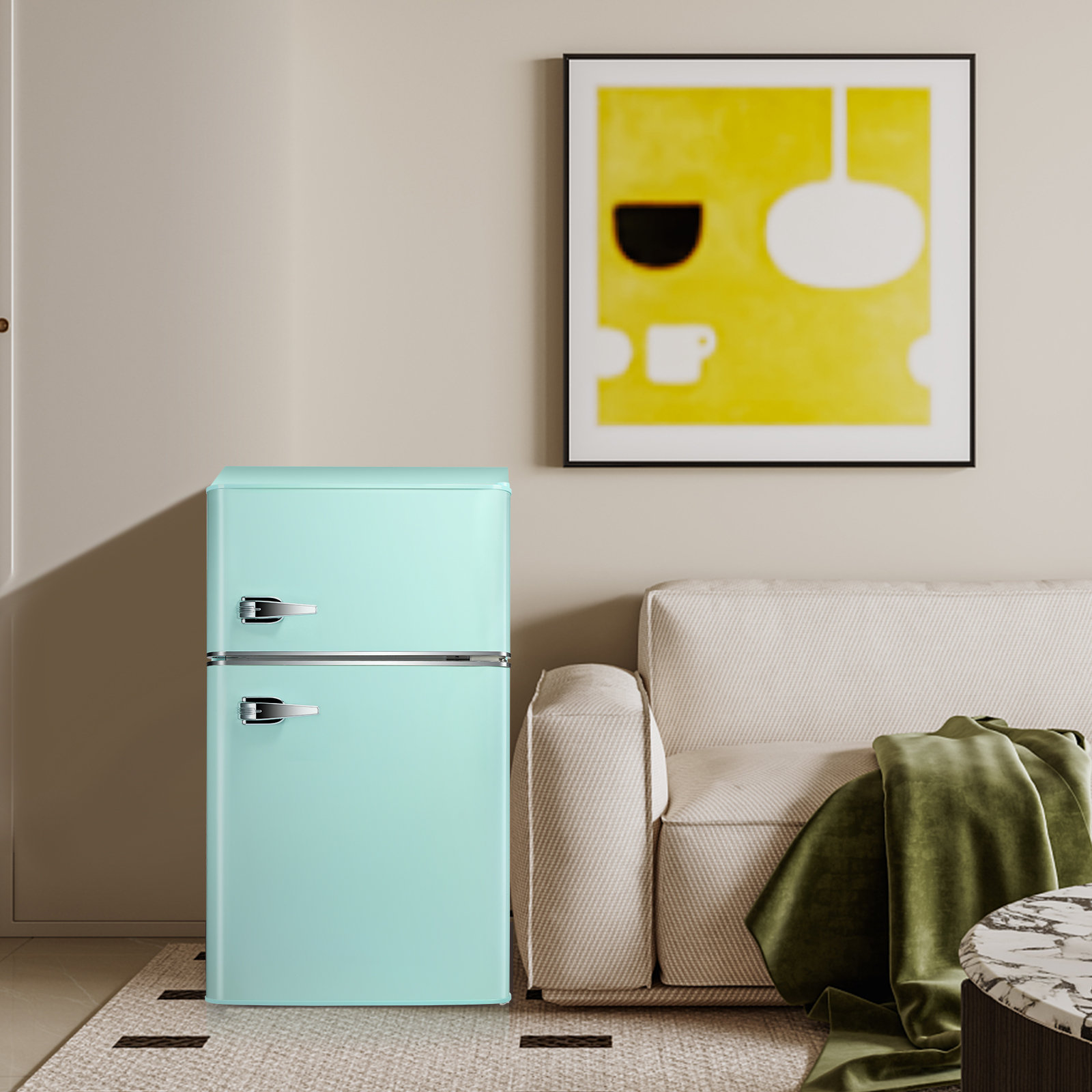 HAVATO Antarctic Star 3.2 Cu.Ft Retro Mini Fridge & Reviews - Wayfair ...