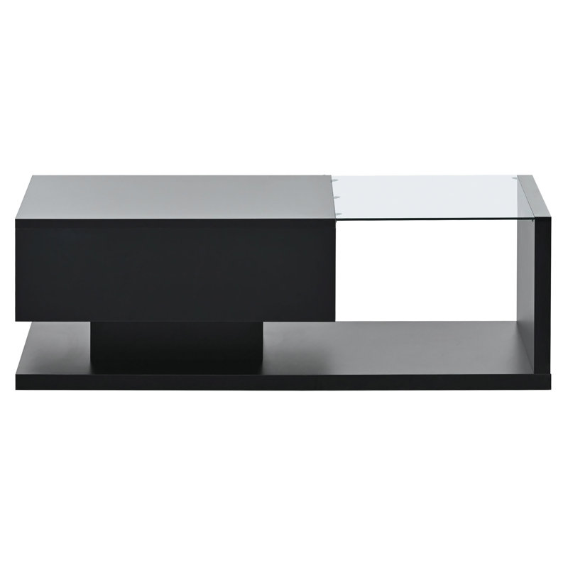 Table basse Modern, Noir, noir, noir, noir