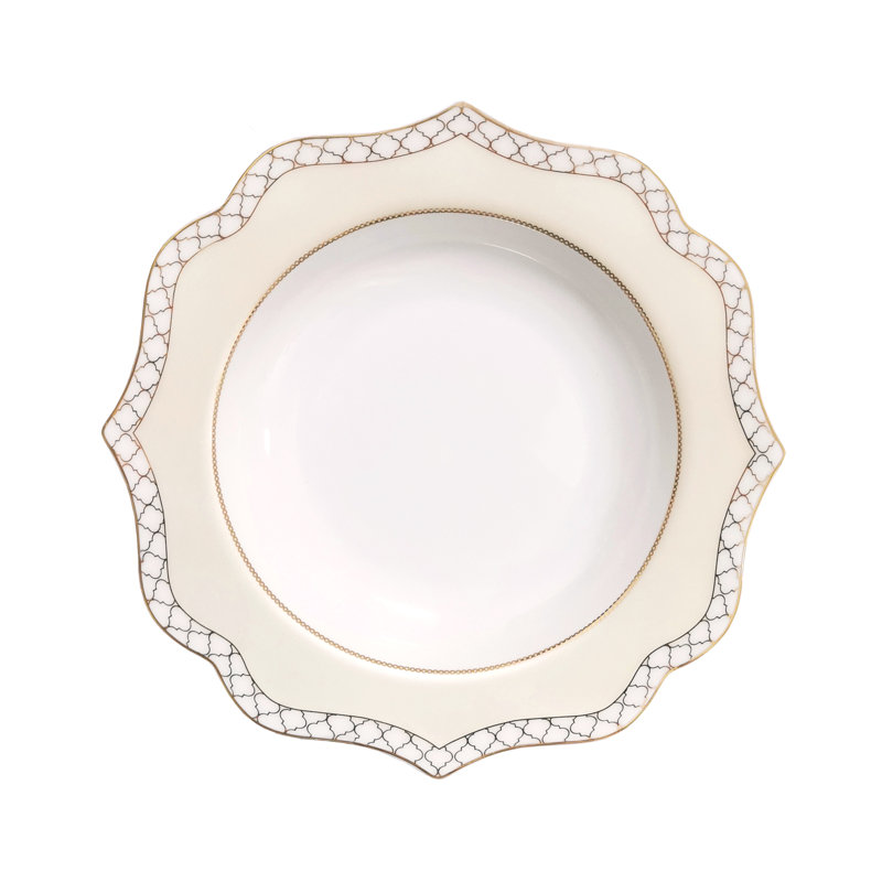 57 Piece Bone China Dinnerware Set - Service for 8