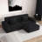 106.3 Inch Large Striped Compression Sofa-1625278314