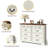 Farmhouse 9-Drawer Bedroom Dresser Storage Organizer-590201436