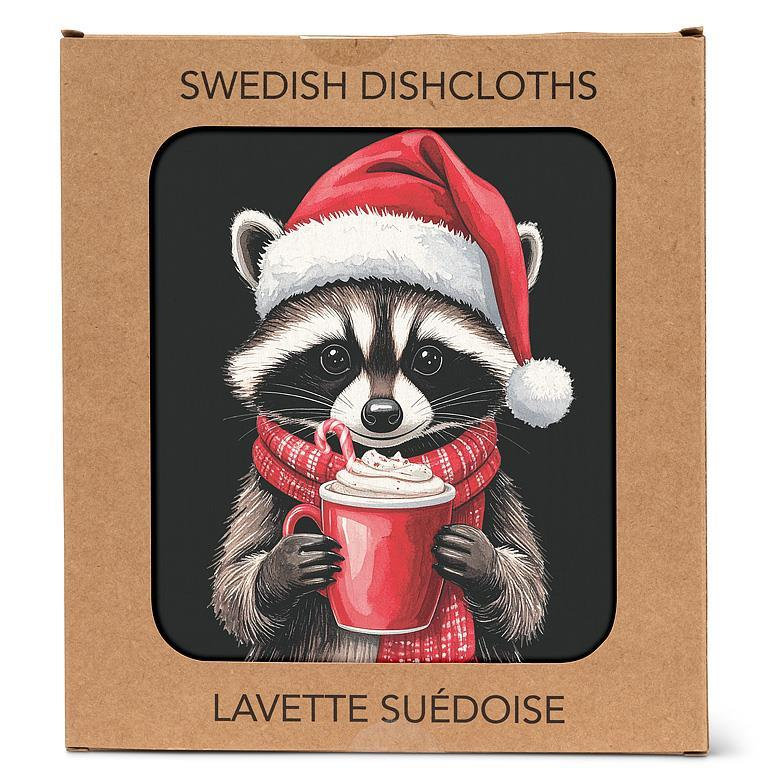 Torchon Winter Raccoon