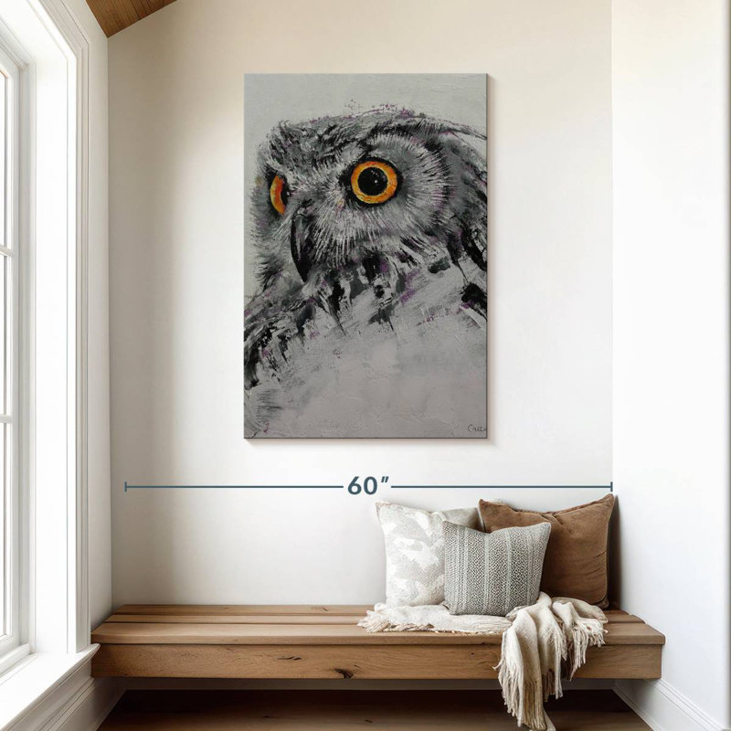 Brampt Spirit Owl, 45" H x 30" W