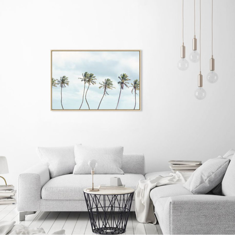 Gust, Brown Floater Framed Canvas, No, 25.5" H x 37.5" W
