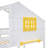 Vandenbosch Twin over Twin House Bunk Bed with Drawers by Harper Orchard-1732534046