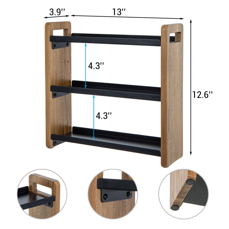 Kitchen 3-Tier Countertop Storage Rack Organizer