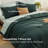 Bedsure Full Size Comforter Set - 7 Pieces Forest Green Full Bedding Set for All Seasons, Boho Contrasting Design Bed in a Bag with Comforter, Sheets, Pillowcases & Shams-110364984-105522623