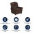 Contemporary Kids Recliner with Cup Holder-56801116