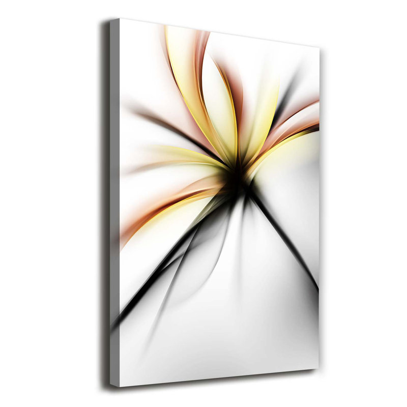 Abstract Flower - Wrapped Canvas Print