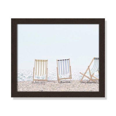 Adriatica "Beach Chairs" Print by Leah Straatsma