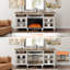 Scarlett 15.7" W Storage Credenza with Electric Fireplace-1091347510