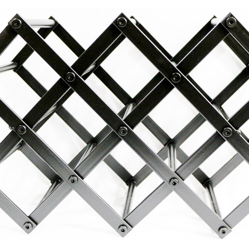 Granton Tabletop Wine Bottle Rack in Black