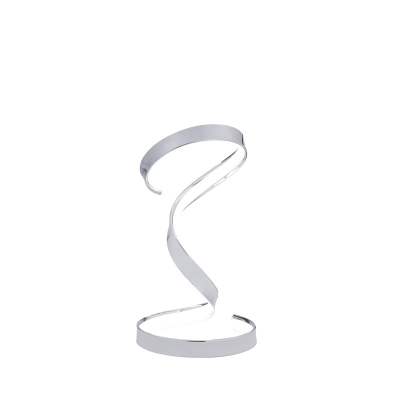 Lampe de table à intensité variable 17 po Calveston, Chrome