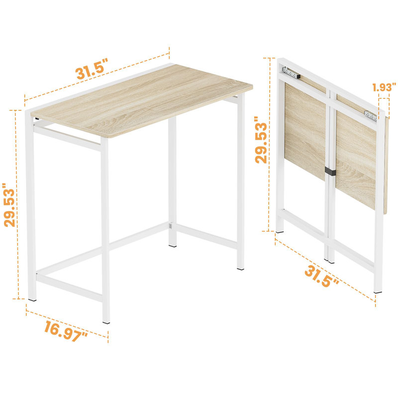 Small Foldable Computer Desk For Small Spaces