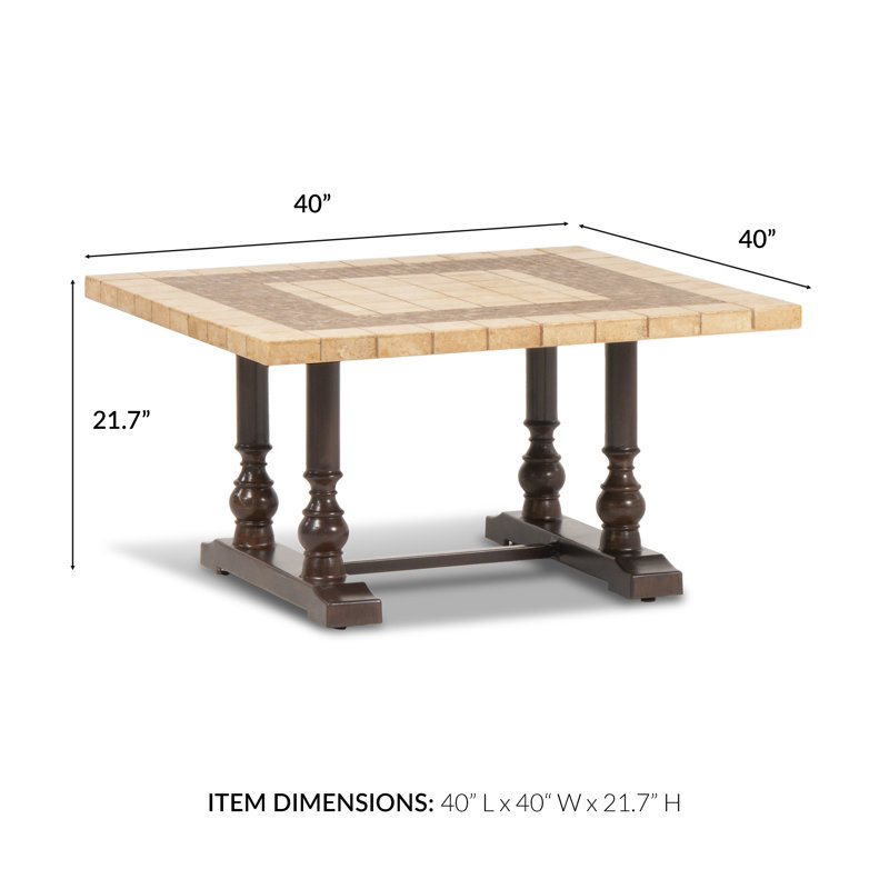 Somerby Outdoor Square Chat Table
