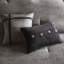 Édredon en fausse daim gris 7 pièces 7 pièces avec coussins décoratifs faciles à laver-119384194-119384190