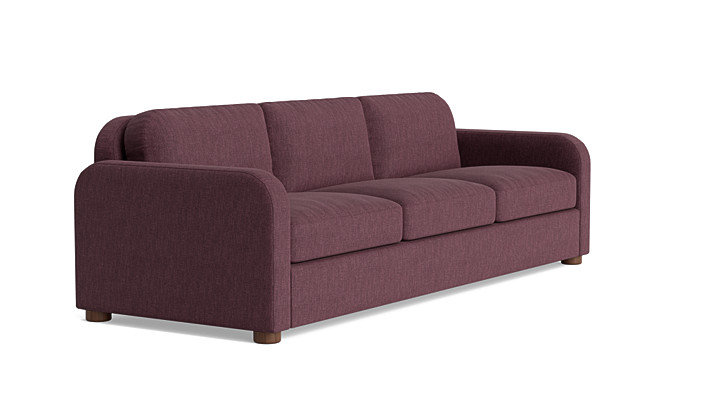 Archie Sofa (95"), Performance Weave - Aubergine