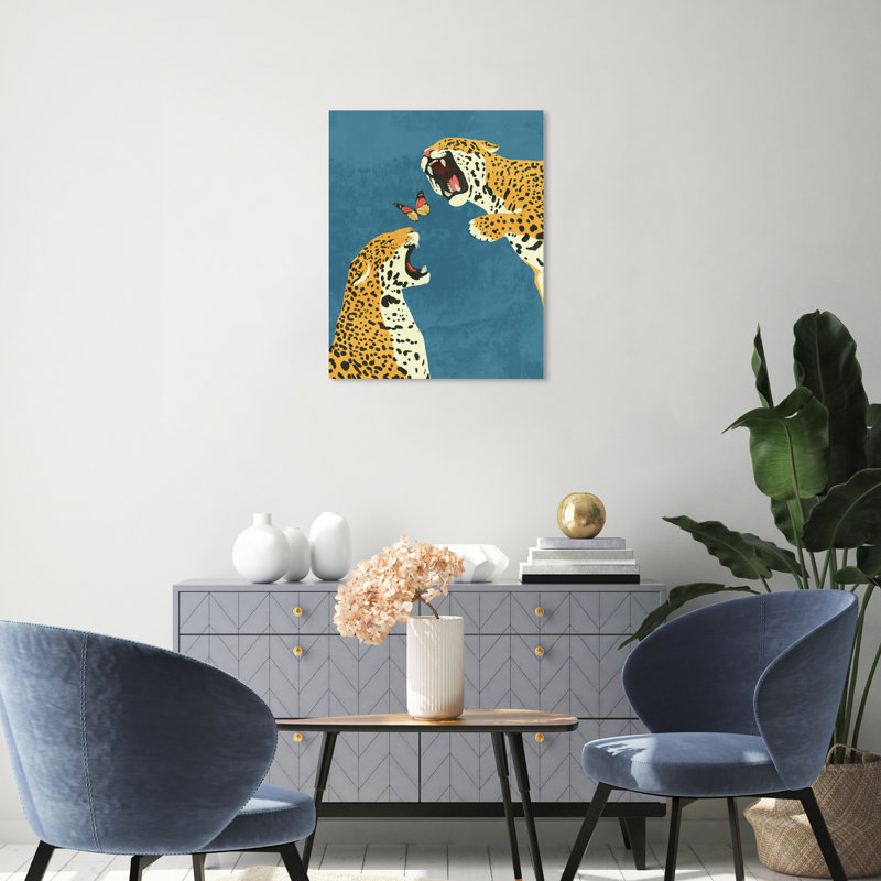 Wild Feline - Impression sur toile, Toile tendue, H 30 po x l 20 po x P 1,5 po