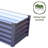The Organic Garden Co Hakea 4.9' x 4.9' x 1.3' Metal Galvanized Steel L Shaped Garden Bed Woodland Gray-1302550471-1302550469