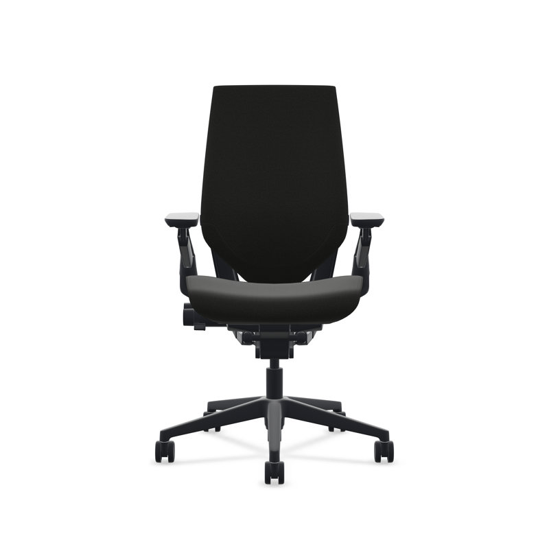 Steelcase Gesture Task Chair, Onyx, Dark, Carpet