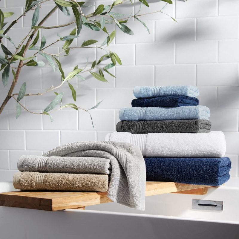 Brendle Hand Towel 16x28 (6/Pack), Pewter Gray