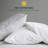 100% Cotton Feather Down Reversible Euro Square Pillow Set of 2-102343641