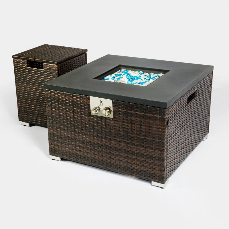 32'' x 32'' Rectangle Fire Pit Accessory